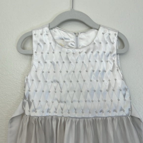 Cinderella Girl Special Occasion Party Dress Pearl embellish belted Sz 5 - Picture 6 of 14